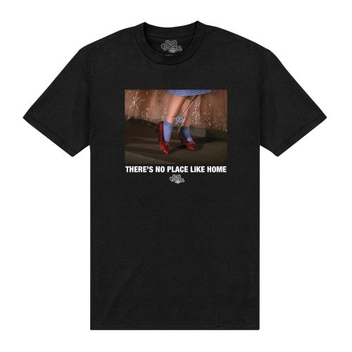 Front - The Wizard Of Oz Unisex Adult No Place T-Shirt