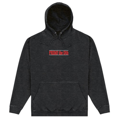 Front - Friday 13th Unisex Adult Acid Wash Hoodie
