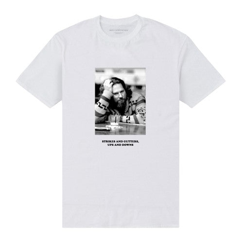 Front - The Big Lebowski Unisex Adult Dude T-Shirt