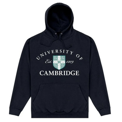 Front - University Of Cambridge Unisex Adult Est 1209 Hoodie