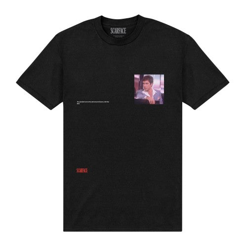 Front - Scarface Unisex Adult He Wanted To Live The American Dream T-Shirt