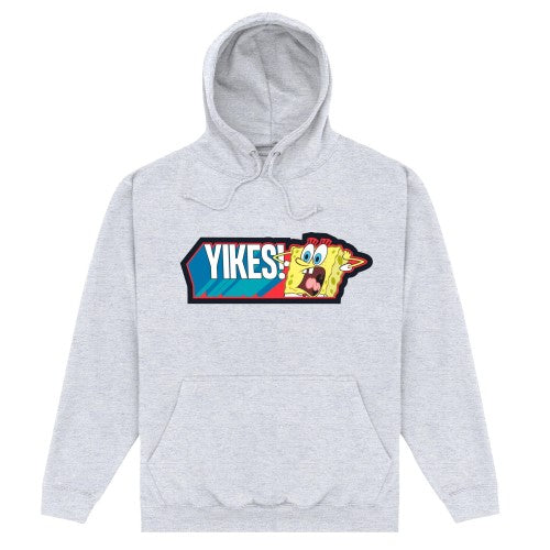 Front - SpongeBob SquarePants Unisex Adult Yikes Hoodie