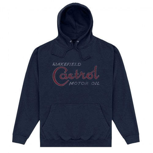 Front - Castrol Unisex Adult Heritage Hoodie