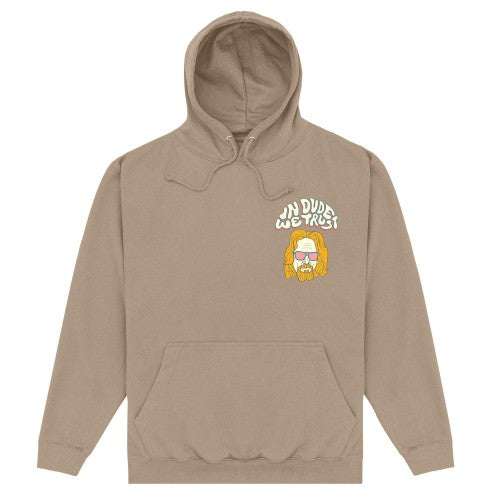 Front - The Big Lebowski Unisex Adult In Dude We Trust Hoodie
