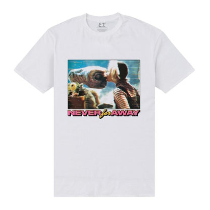 Front - E.T. the Extra-Terrestrial Unisex Adult Never Far Away T-Shirt