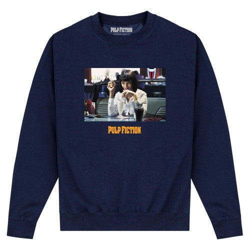 Front - Pulp Fiction Unisex Adult Mia Wallace Sweatshirt