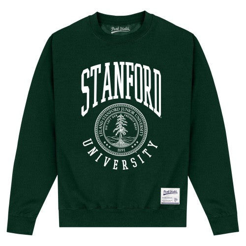 Front - Stanford University Unisex Adult Crest Sweatshirt