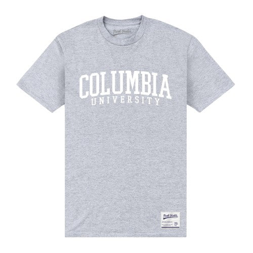 Front - Columbia University Unisex Adult Script T-Shirt