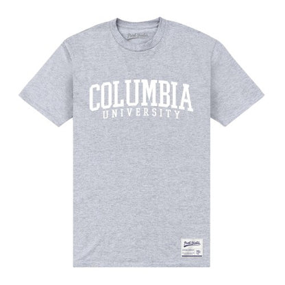 Front - Columbia University Unisex Adult Script T-Shirt
