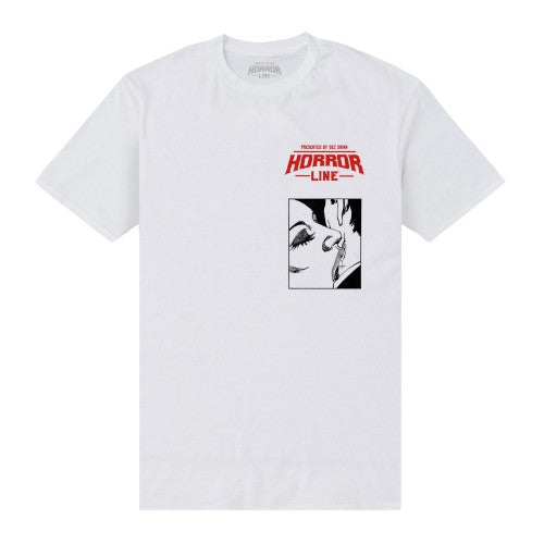 Front - Horror Line Unisex Adult Dracula Bites T-Shirt
