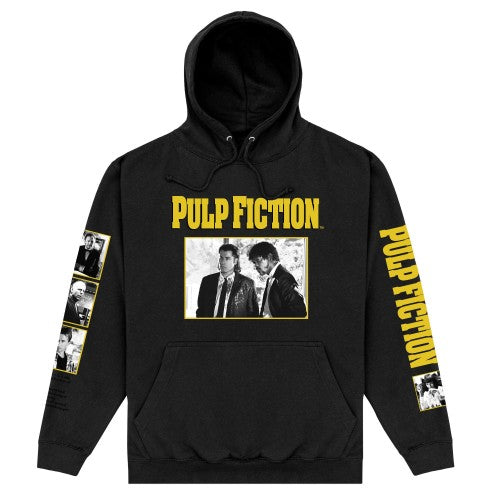Front - Pulp Fiction Unisex Adult Scenes Hoodie
