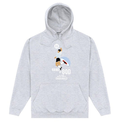 Front - Subbuteo Unisex Adult Hand Of God Hoodie