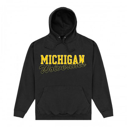Front - Michigan Wolverines Unisex Adult Logo Hoodie