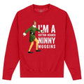 Front - Elf Unisex Adult Ninny Muggins Sweatshirt
