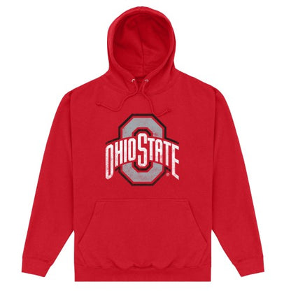 Front - Ohio State University Unisex Adult Logo Hoodie