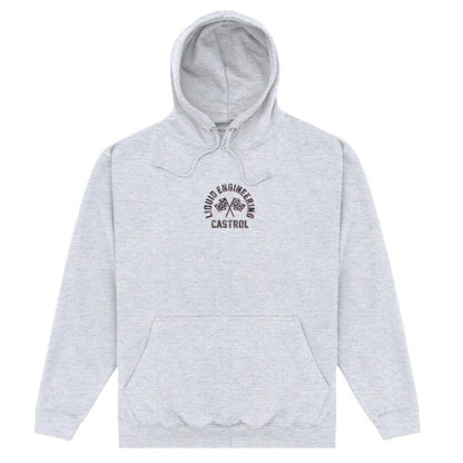 Front - Castrol Unisex Adult Liquid Engineering Hoodie