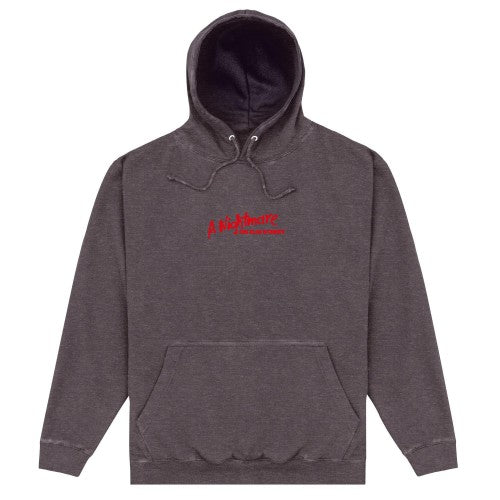 Front - A Nightmare On Elm Street Unisex Adult Poster Acid Wash Hoodie