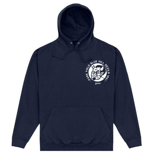 Front - Blue Devils Unisex Adult Logo Hoodie