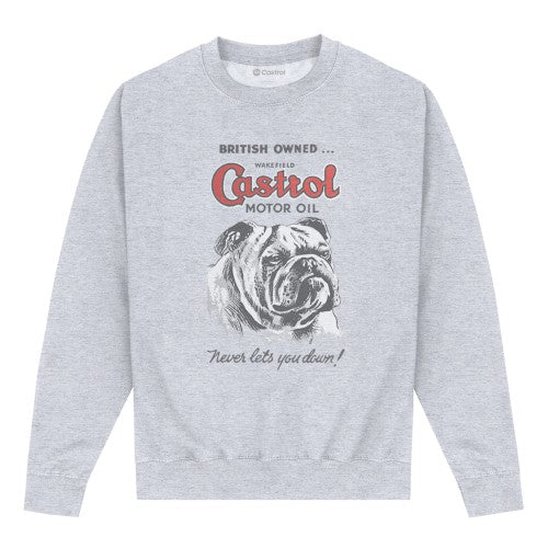 Front - Castrol Unisex Adult British Owned Sweatshirt