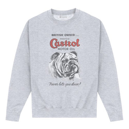 Front - Castrol Unisex Adult British Owned Sweatshirt