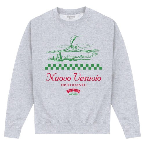 Front - The Sopranos Unisex Adult Nuovo Vesuvio Sweatshirt