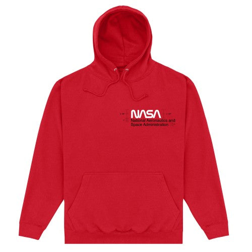 Front - NASA Unisex Adult Aeronautics Hoodie