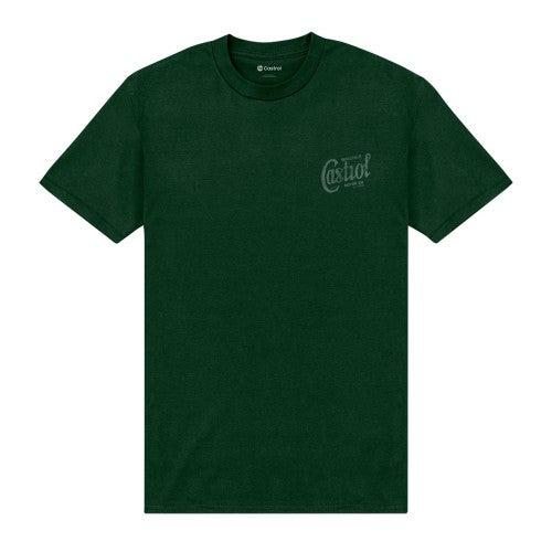 Front - Castrol Unisex Adult Motor Oil T-Shirt