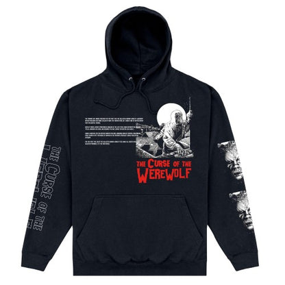 Front - Horror Line Unisex Adult The Curse Of The Werewolf Graphic Print Hoodie