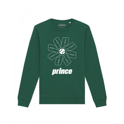 Front - Prince Unisex Adult Topspin Sweatshirt