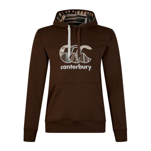 Front - Canterbury Mens Uglies Contrast Logo Hoodie