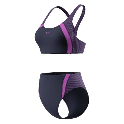 Front - Speedo Womens/Ladies Quantum Splice Bikini Set