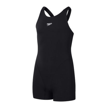 Front - Speedo Girls Endurance+ Legsuit