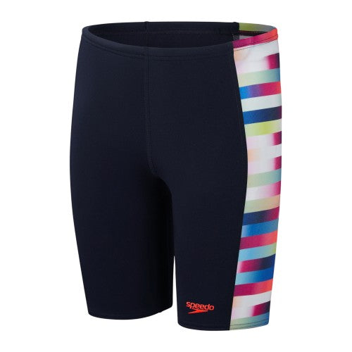 Front - Speedo Boys Digital Jammer Shorts