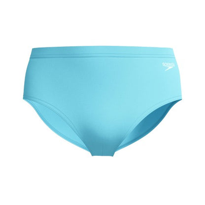 Front - Speedo Mens Solid Swim Briefs