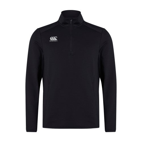 Front - Canterbury Mens Club Quarter Zip Training Midlayer