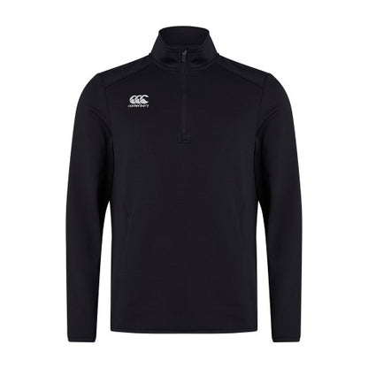 Front - Canterbury Mens Club Quarter Zip Training Midlayer
