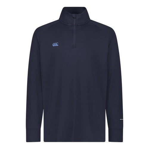 Front - Canterbury Mens Tempo+ Quarter Zip Training Top