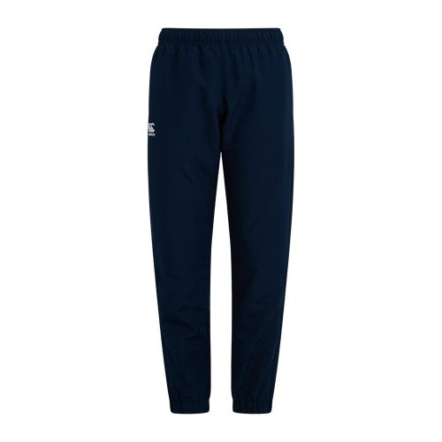 Front - Canterbury Childrens/Kids Club Plain Cuffed Tracksuit Bottoms