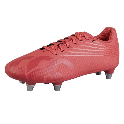 Front - Canterbury Childrens/Kids Stampede Groundbreak Team Soft Ground Rugby Boots