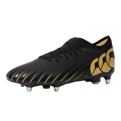 Front - Canterbury Unisex Adult Speed Falcon Team Soft Ground Rugby Boots