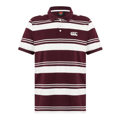 Front - Canterbury Mens Engineered Striped Polo Shirt