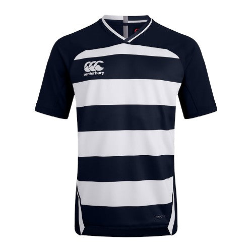 Front - Canterbury Mens Evader Hooped Vapodri Jersey