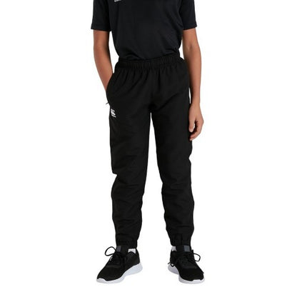 Front - Canterbury Childrens/Kids Club Plain Tapered Leg Tracksuit Bottoms