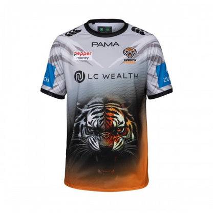 Front - Canterbury Unisex Adult West Tigers Training T-Shirt