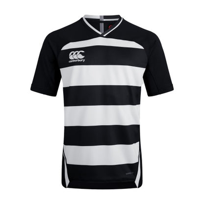 Front - Canterbury Mens Evader Vapodri Hoop Detail Jersey