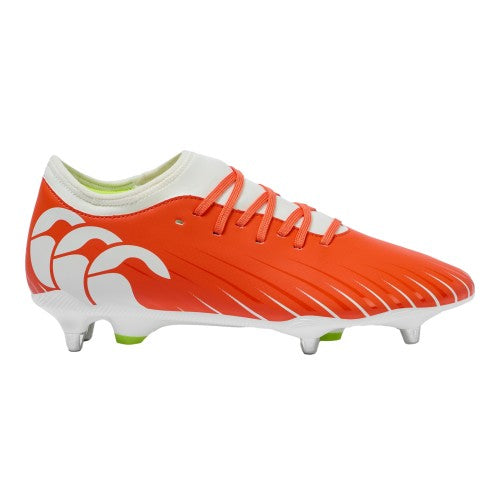 Front - Canterbury Unisex Adult Speed Falcon Team Soft Ground Rugby Boots
