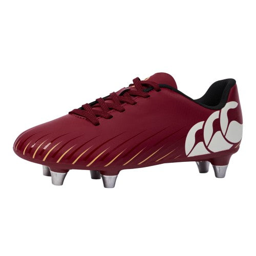 Front - Canterbury Unisex Adult Speed Falcon Elite Soft Ground Rugby Boots