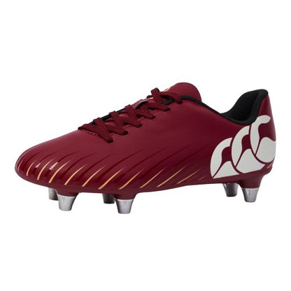 Front - Canterbury Unisex Adult Speed Falcon Elite Soft Ground Rugby Boots