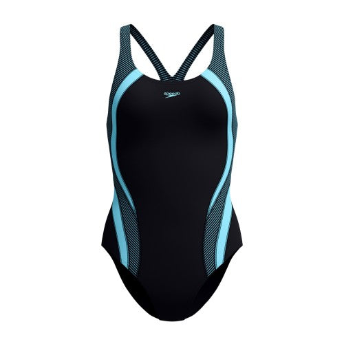 Front - Speedo Womens/Ladies Quantum Splice One Piece Swimsuit