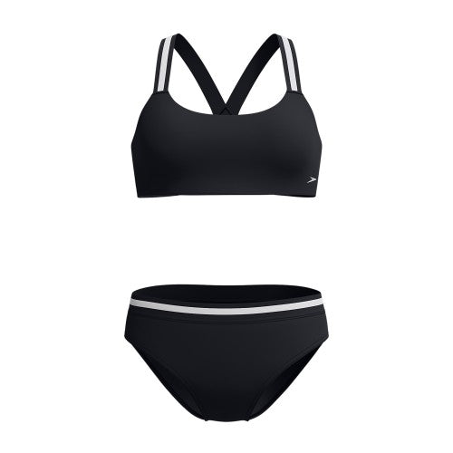 Front - Speedo Womens/Ladies Vanquisher Performance Two-Piece Swimsuit